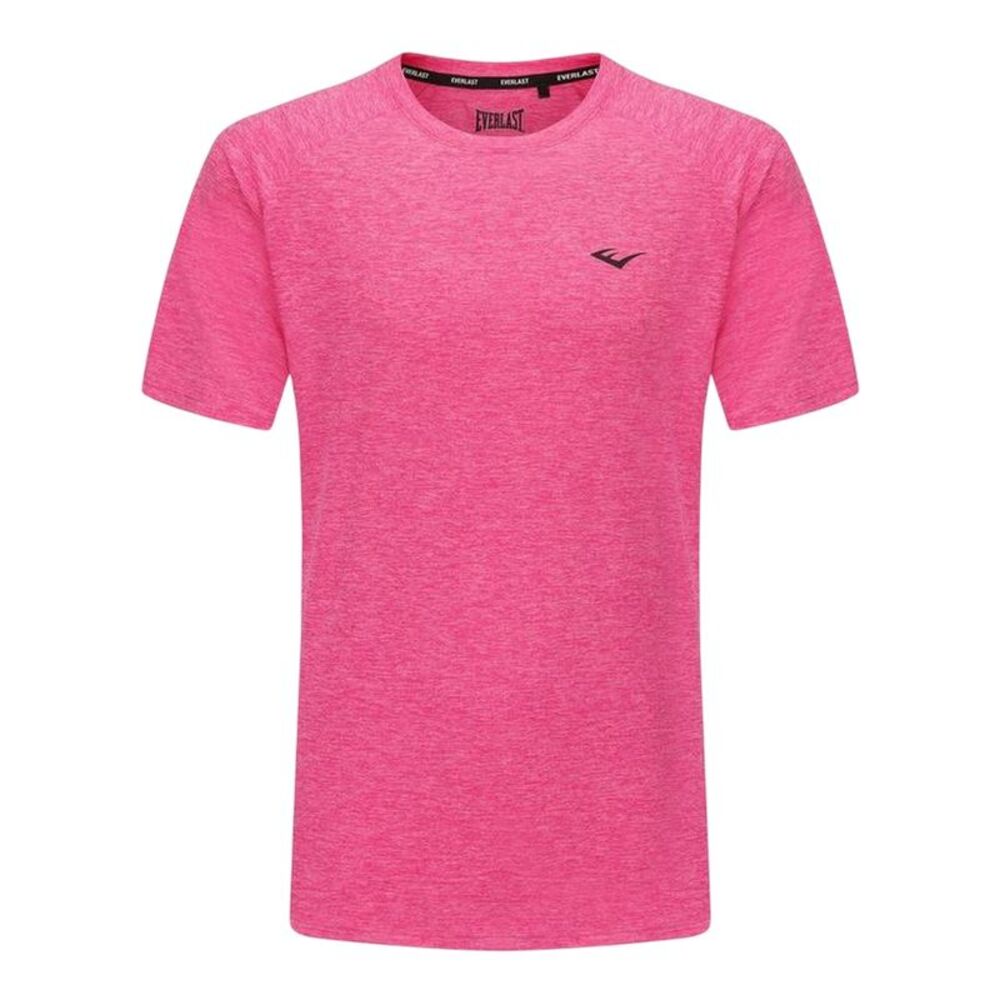 Everlast Mens Chest Logo T-Shirt / Pink Peony Marl
